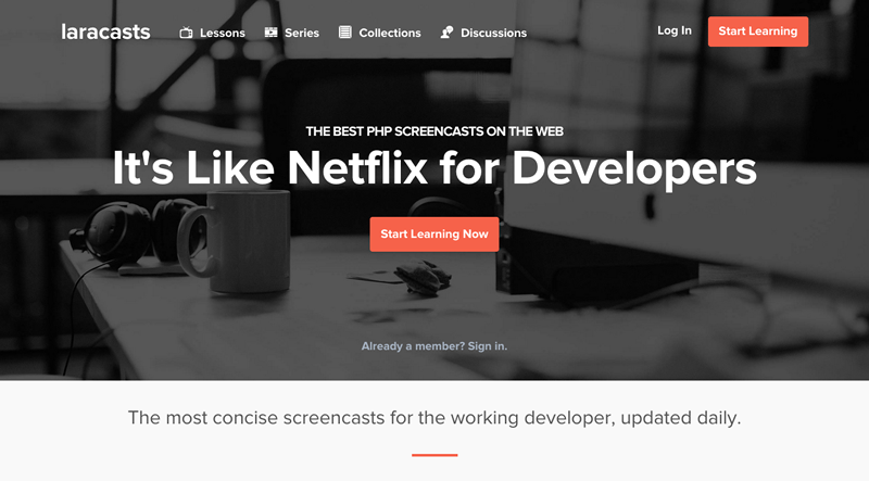 laracasts, like netflix for developers